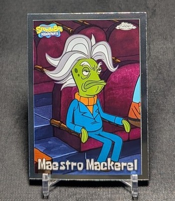 Maestro Mackerel 2025 Topps Chrome SpongeBob SquarePants 25th Anniversary #192