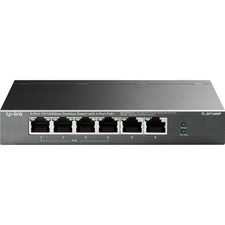 TP-Link TL-SF1006P 6-Port Fast Ethernet 10/100Mbps PoE Switch