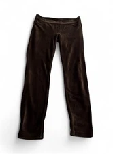 Simply Vera Vera Wang Dark Brown Leggings Back Pockets Size S Y2K Fall Essential