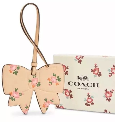 coach bag with leather flowers