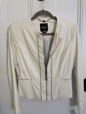 white pleather jacket