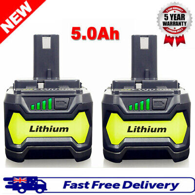 2X 18V 5.0Ah Lithium Ion Battery For 