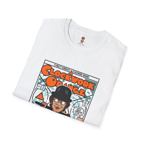 Lustiges T-Shirt Retro Funko Pop Style Clockwork Orange Unisex Softstyle T-Shirt - Bild 9 von 61
