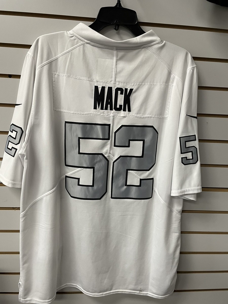 RAIDERS Khalil Mack #52 Nike NFL Football Jersey Size L ON