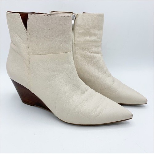 Franco Sarto Cream Leather Amsterdam 