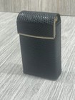 Bosca Black Cigarette Case very good condition Vintage Genuine Lizard — photo 1