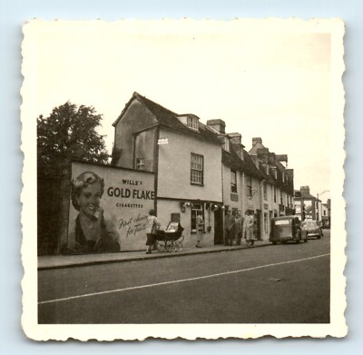 FOTO CAMBRIDGE STREET GOLD FLAKE WANDWERBUNG 1956 ANTIKLADEN 