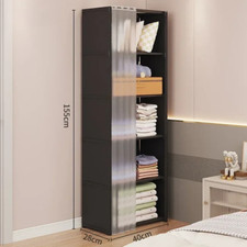 Multipurpose Dustproof Wardrobe Cabinet - Simple Modular Curtain Wardrobe System