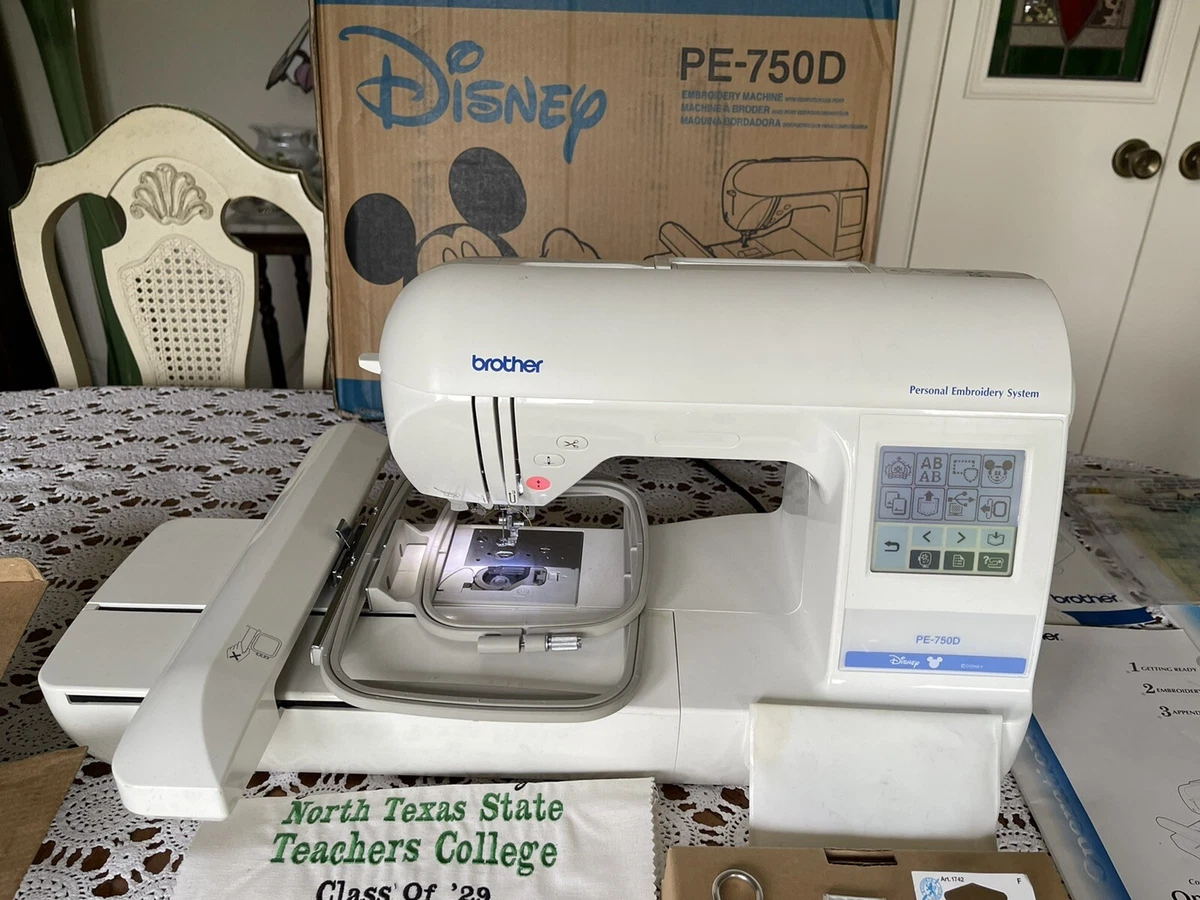 Brother PE-750D Disney Computerized Embroidery Machine