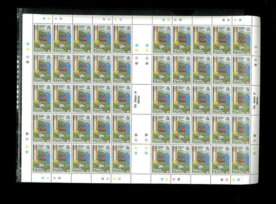 Hojas completas Tristan da Cunha SC# 297-300 MNH Cat. $50 al por mayor Foto 2 de 4