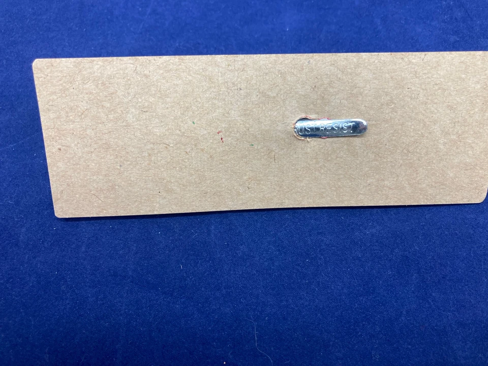 Vintage NOS Grip-On Bow Tie Gray Silver Metallic Clip On - Image 4 of 4