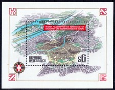 Austria 1986 MNH MS, European conference for security and Co operation 