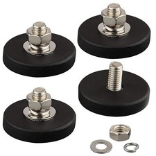 ULIBERMAGNET 4Pack Anti-Scratch Neodymium Magnet with C32 mm  M6 Male Thread
