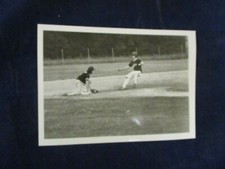 Vintage Lincoln-Sudbury HS baseball player stuck @ 3rd base Glossy Press Photo