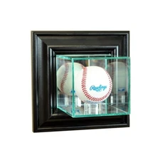 Wall Mounted Baseball Display Case UV Protected Autograph Baseball Showcase