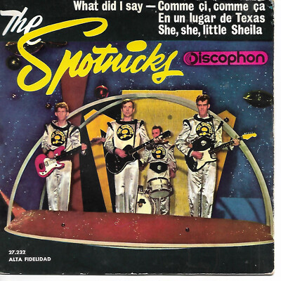 THE SPOTNICKS EP Spain 1963 What'd I say +3