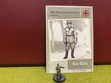 Axis  Allies Miniatures, World War II, Germany, SS Haupsturmfuhrer 47/60