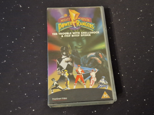 Mighty Morph'n Power Rangers #10 Trouble With Shellshock & Itsy Bitsy Spider VHS - Imagen 1 de 5