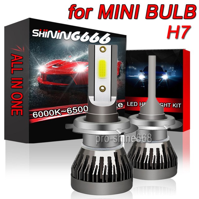 2x H7 White High Beam Bulb for HYUNDAI Tucson 20162019 MINI LED Headlight Kit eBay