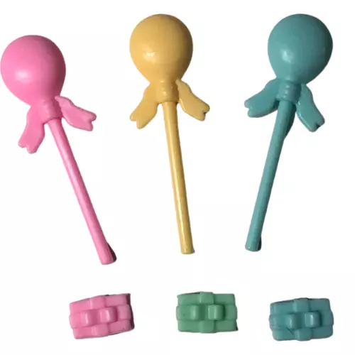 Vtg Bluebird Polly Pocket 1994 Rose Art Board Game Balloons Present Pink Blue