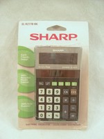 Sharp Electronic Solar Powered Calculator El-r277b-bk Sku 232 Sharp Electronic Solar Powered Calculator El-r277b-bk Sku 232