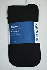 Old Navy Tights Size M-L Black Control Top Women's New