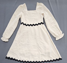 Girls Long Sleeve Dress Dress Size with lining 10-11 Years