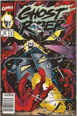 GHOST RIDER #22 - 1ST APPEARANCE OF CRAIG BLAZE AND EMMA BLAZE - 1992