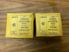 Hubbell 25414 Armored Connector Body 5-Wire Adjustable Cord Grips