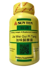 Sun Ten - Ginseng, Longan & Bupleurum Combination Capsules / Jia Wei Gui Pi Tang