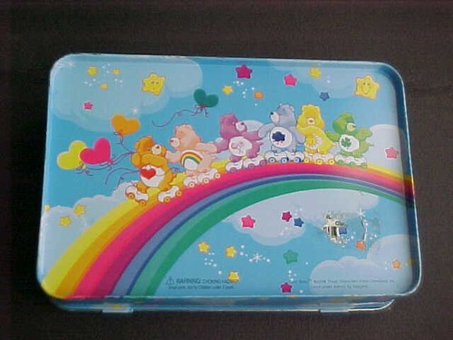 vintage care bears watch and clock gift set new in original tin box - Picture 7 of 16