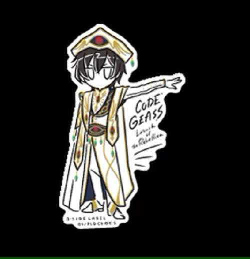 CODE GEASS x B-Side Label Sticker Lelouch Lamperouge Japanese