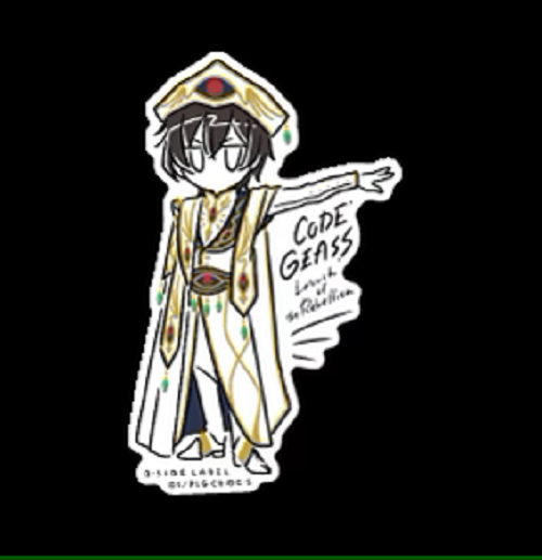 58MM CODE GEASS Lelouch of the Rebellion cartoon Badge Icon Brooch