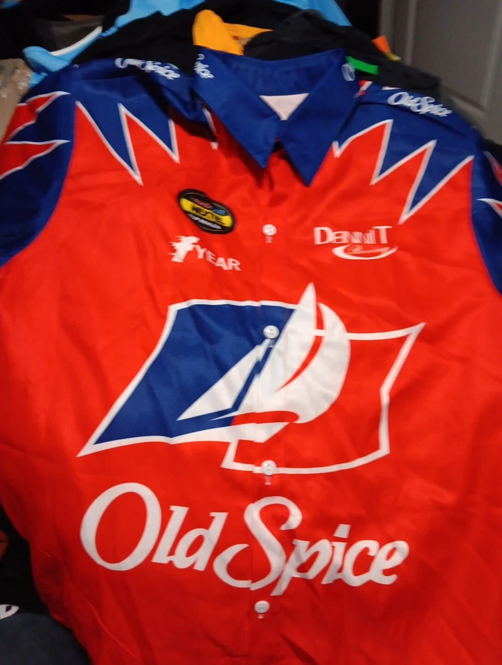 Camisa/Jersey NAUGHTON JR NASCAR TALLA 21" Pit To Pit NIGHTS Ricky Bobby Foto 2 de 4