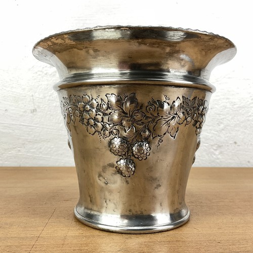 Antico vaso in peltro argentato Binder Bros - Foto 5 di 12