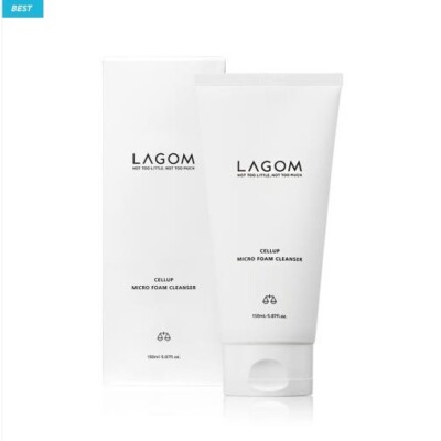 LAGOM Cellup Micro Foam Cleanser 120ml Cleansing Foam Rich Foam Cleansing