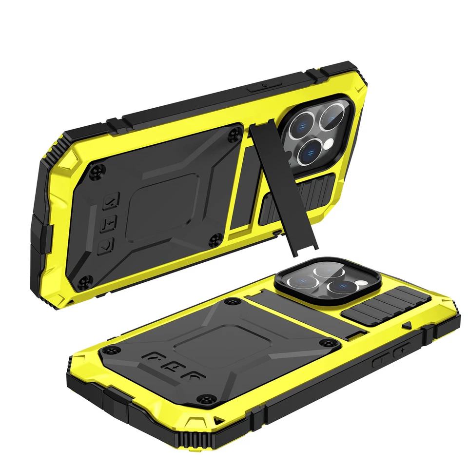 Funda impermeable de metal de aluminio a prueba de golpes para iPhone 14 15 16 Pro Max 13 12 11 Foto 4 de 4