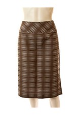 J.CREW women s check print cotton blend skirt Size 10