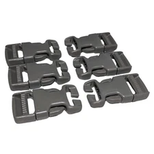 6 ITW 1" Military MOLLE Backpack Quick Connect Repair Snap Buckle Clips Foliage