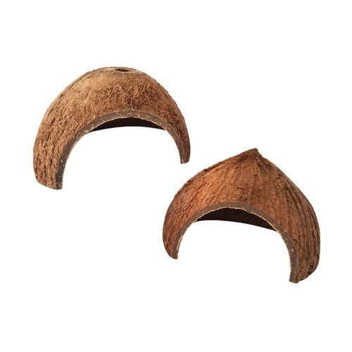 2 Pcs Maison De Noix haute qualité Pour Animaux Compagnie En Peau Reptile Habitat