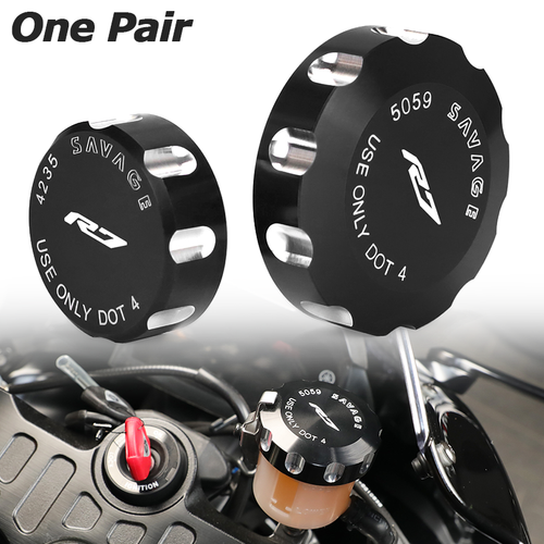 Front Rear Brake Fluid Reservoir Cover Cap For YAMAHA WR250F WR450F