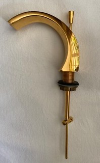 Wasserhahn Waschbecken Armatur Badezimmer gold unbenutzt