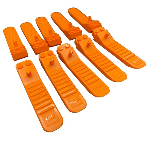 10 x Lego® Steinetrenner Separator Elementetrenner Steinelöser orange Dach NEU - Bild 2 von 7