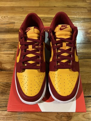 Nike Dunk Low Retro “Midas Gold/Tough Red-White”DD1391-701 Size 10 With  Receipt | eBay