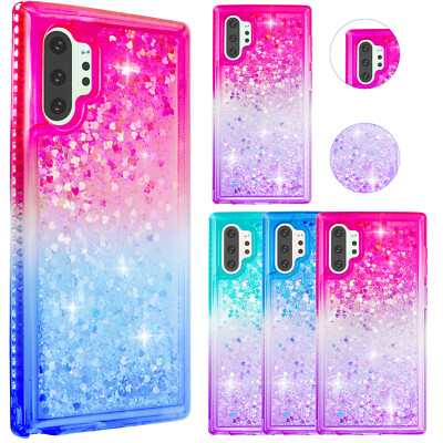 For Samsung Galaxy Note 10/Note 10 Pro Liquid Glitter Quicksand TPU Case Cover