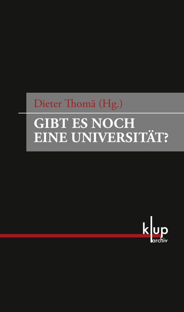 Thumbnail - Dieter Thomä / Gibt Es Noch Eine Universität?