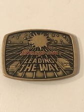 Snap-On Tools " Leading the Way" belt buckle 1988 Limited Edition