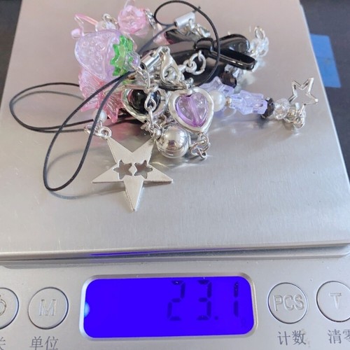4Pcs Cute Bowknot Star Pendant Y2K Phone Charm Strap Bag Decoration Lanyards - Zdjęcie 3 z 8