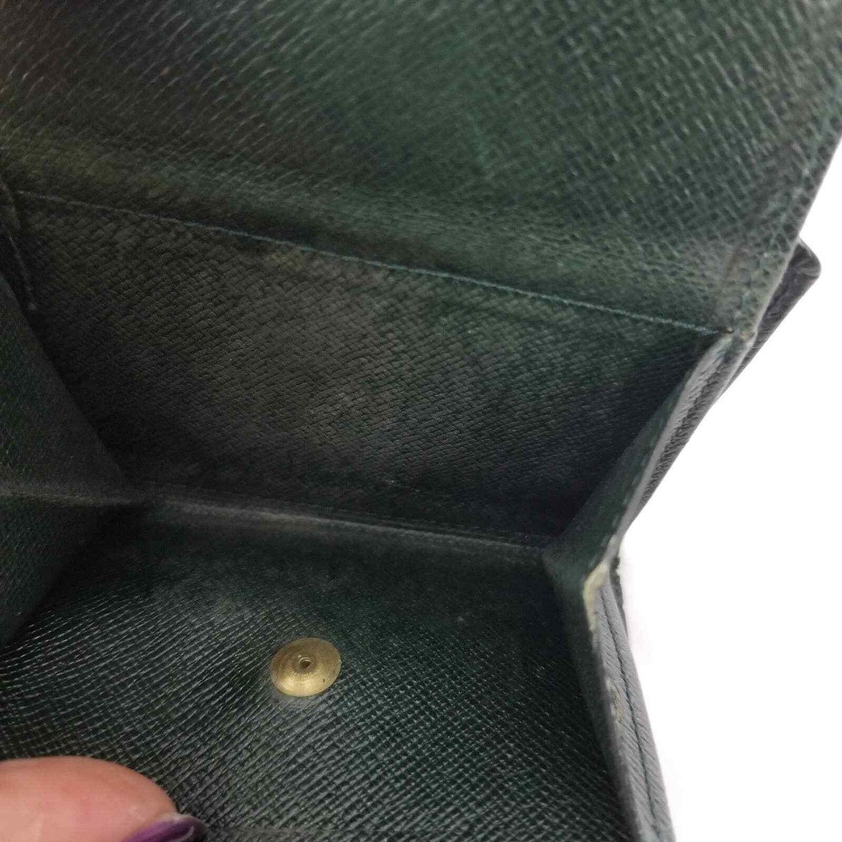Louis Vuitton Authentic Taiga Leather Wallet Bifold Green | eBay display picture 1