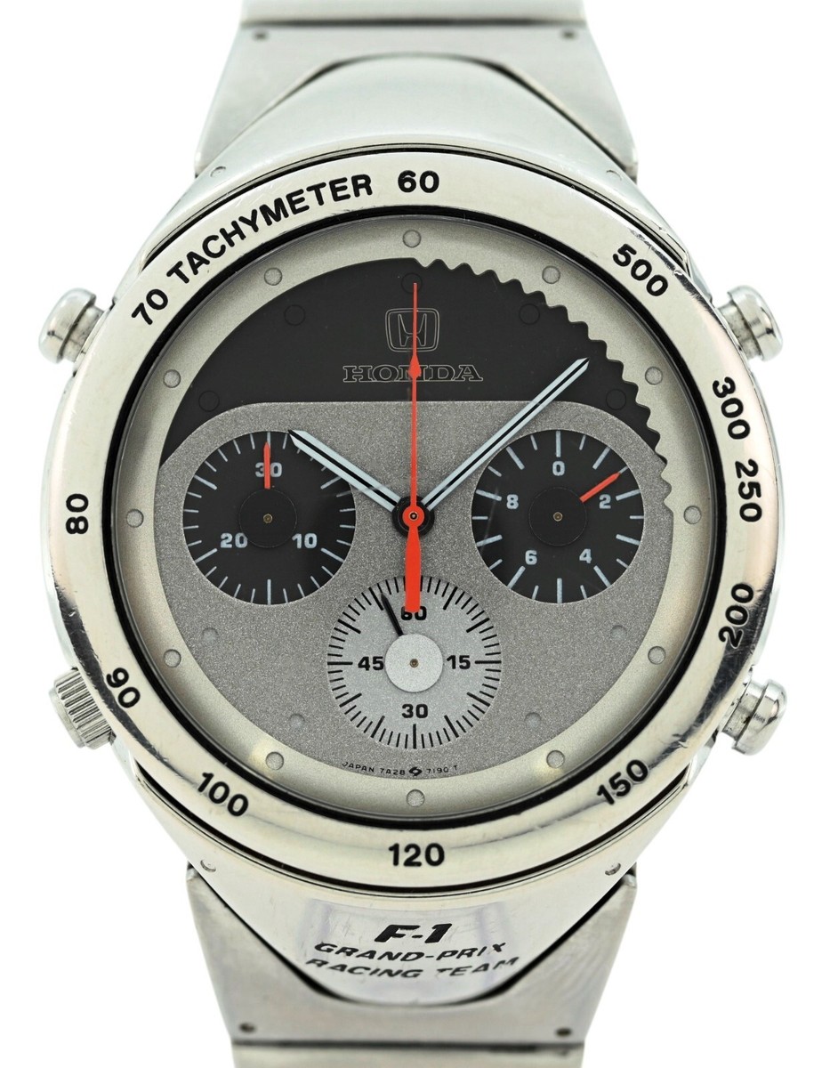 Seiko Honda 40.5mm Rare Limited Edition Chronograph Quartz Watch